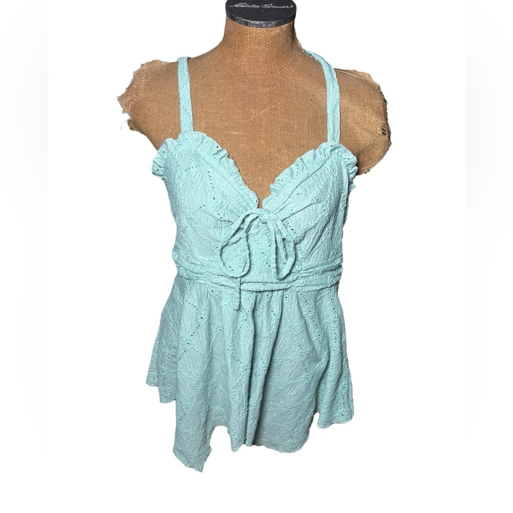 Rosegal Light Blue Mini Dress Size L